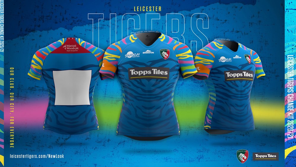 leicester tigers kit 2020