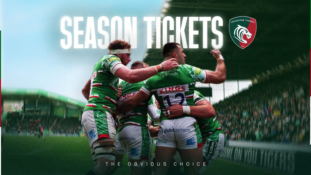 2024/25 Season Tickets are on sale now! Leicester Tigers