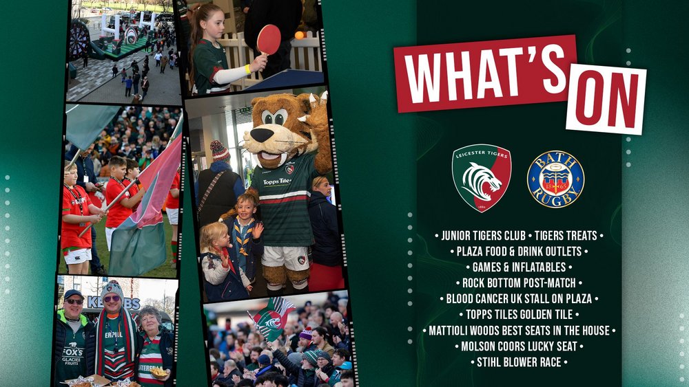 Leicester Tigers v Bath Rugby (Gallagher Premiership) - Saturday, March 4,  kick-off 3.00pm