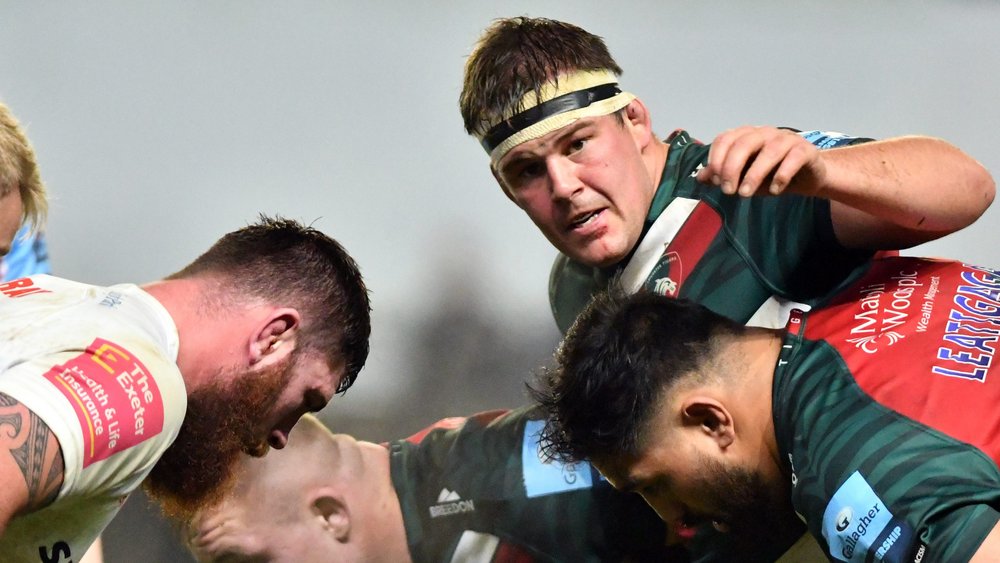 Sale Sharks v Leicester Tigers, Manchester, UK - 14 May 2023 Dan Cole of Leicester  Tigers during