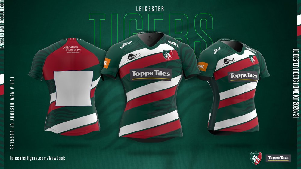 leicester tigers new kit