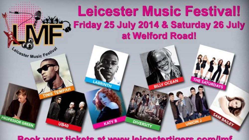 Leicester Music Festival brings the stars out! Leicester Tigers