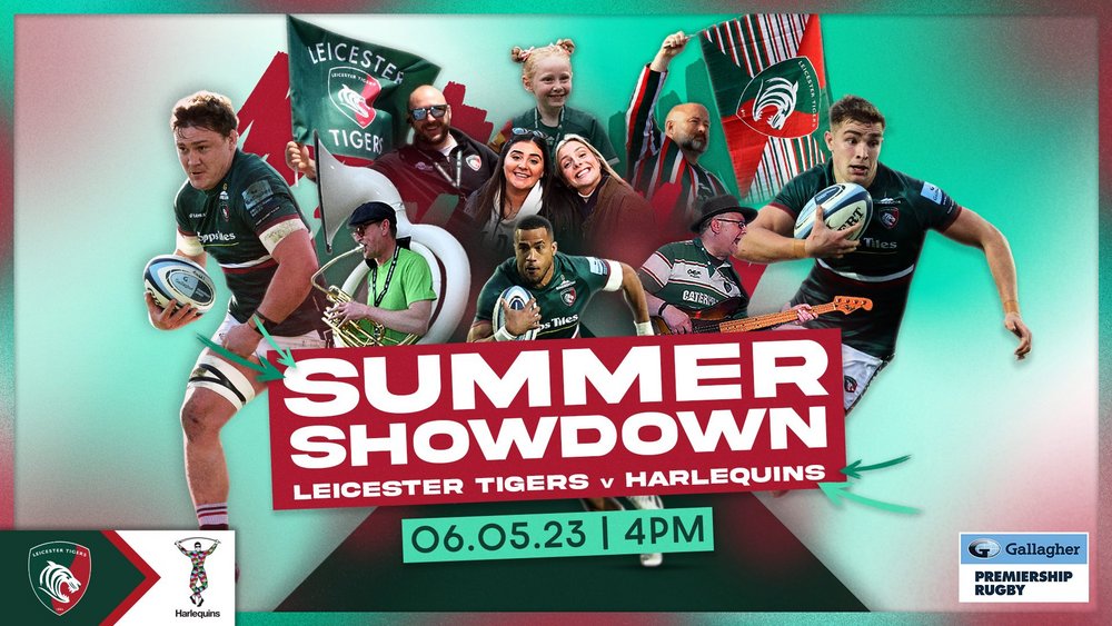 Leicester Tigers v Harlequins (Gallagher Premiership) - Saturday, May 6,  kick-off 4pm