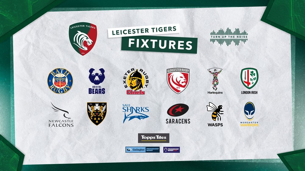 Fixtures revealed in league and cup Leicester Tigers