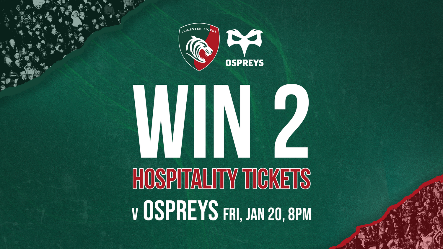 Win 2 Hospitality Tickets