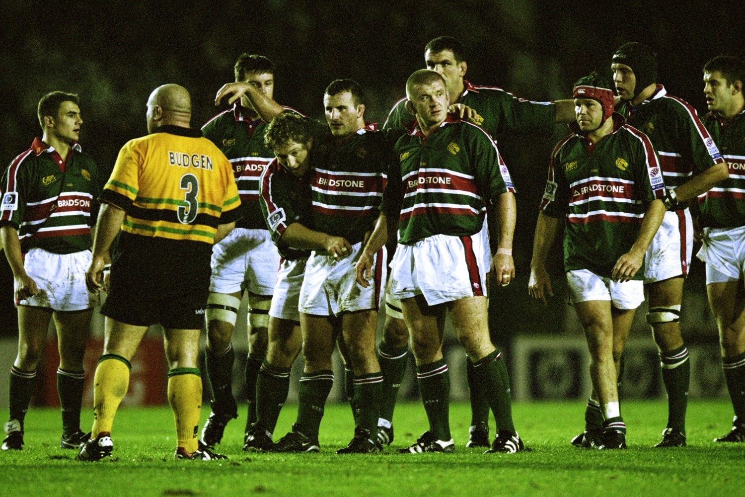 Tigers front row Tournaire, Chuter and Rowntree lead the charge in 2002