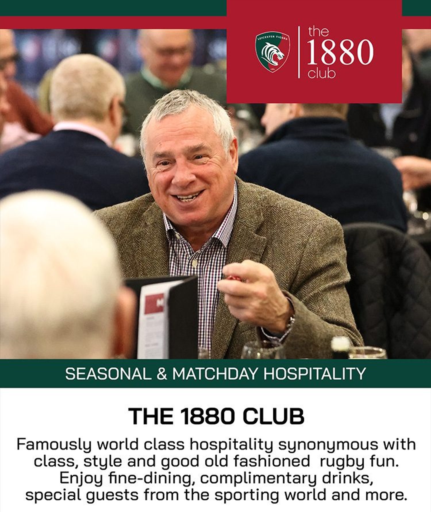 Leicester Tigers Hospitality - The 1880 Club