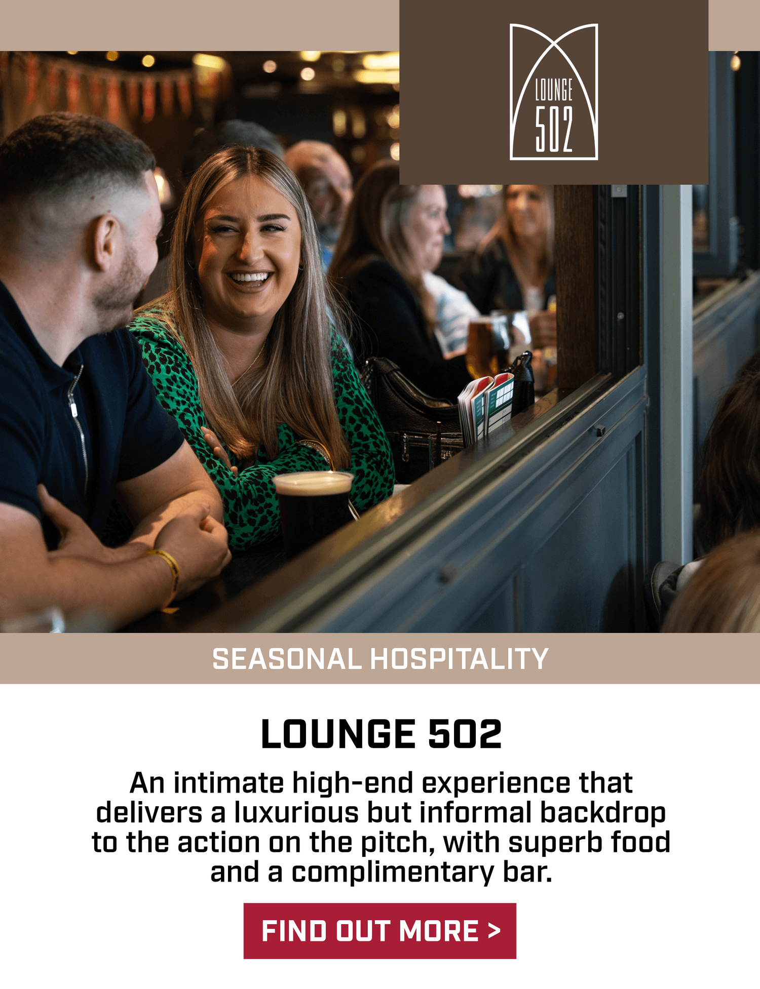 Leicester Tigers Hospitality - Lounge 502