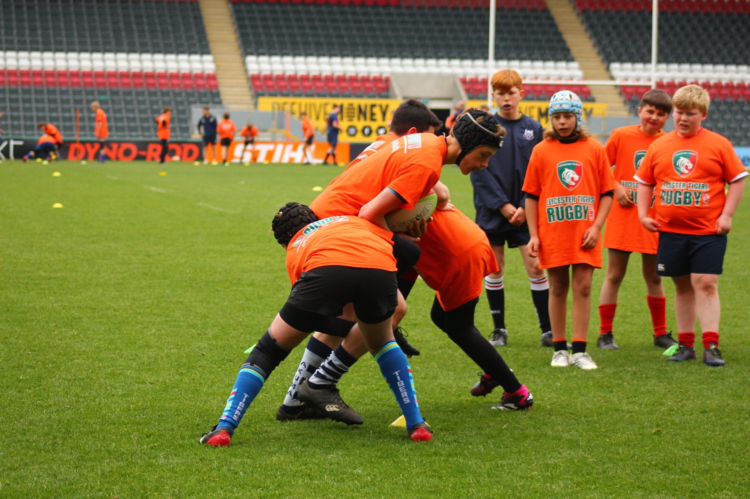 Defensive skills and the Contact Area is lead by Tigers back-row Olly Cracknell