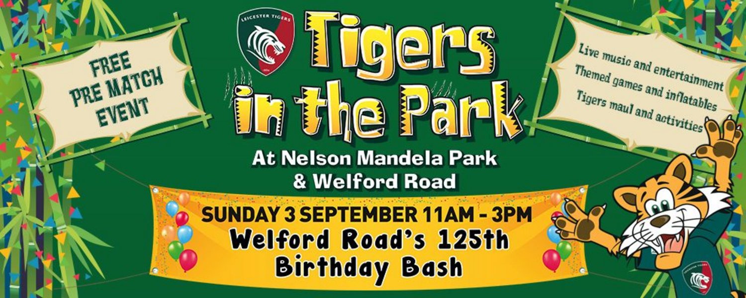 Tigers in the Park - Sunday September 3, 11am-3pm