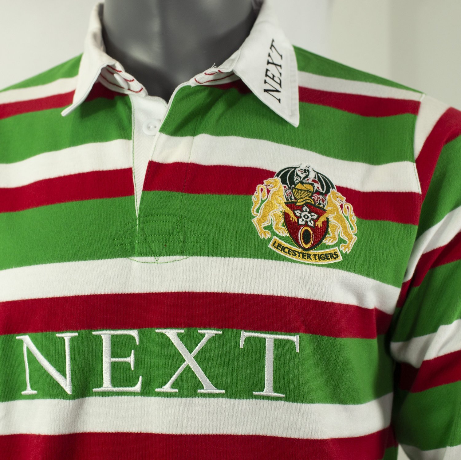 LEICESTER TIGERS 125 YEARS L/S CLASSIC JERSEY BY KUKRI SIZE LADIES 14 BRAND NEW 