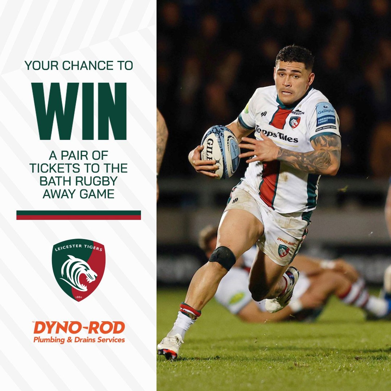 Win tickets courtesy of Dyno-Rod
