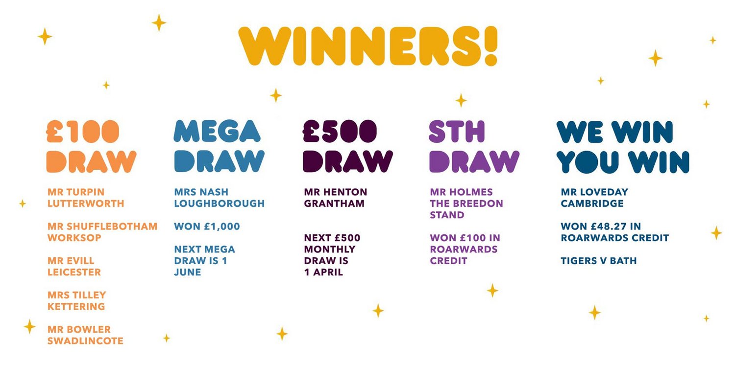 TigersLotto Winners