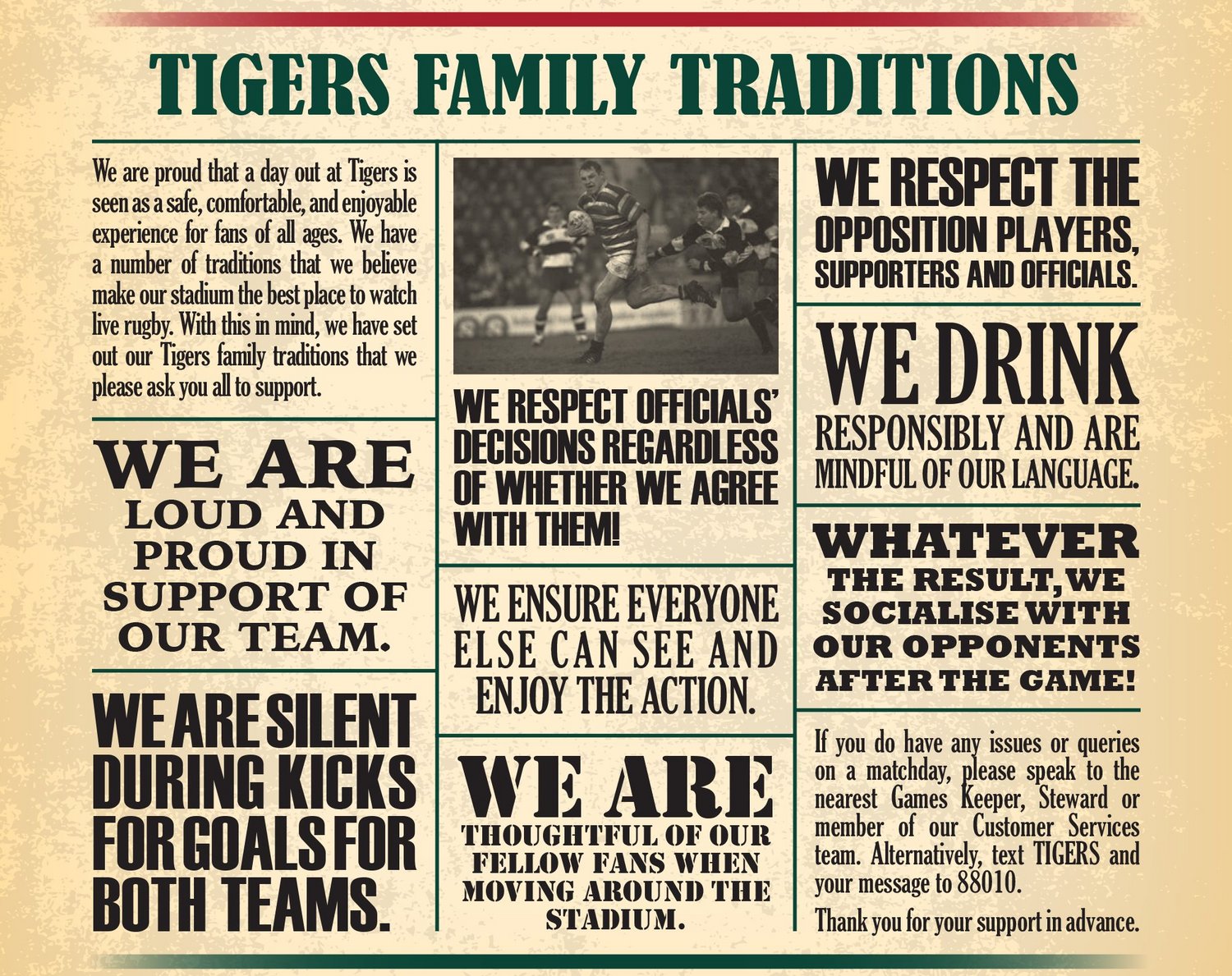 Tigers Family Traditions