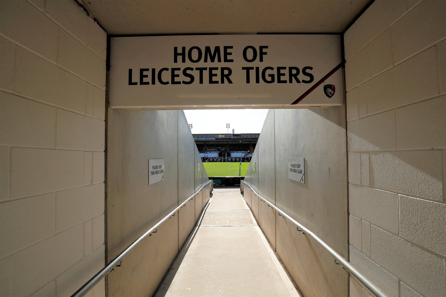 Welford Road stadium tunnel