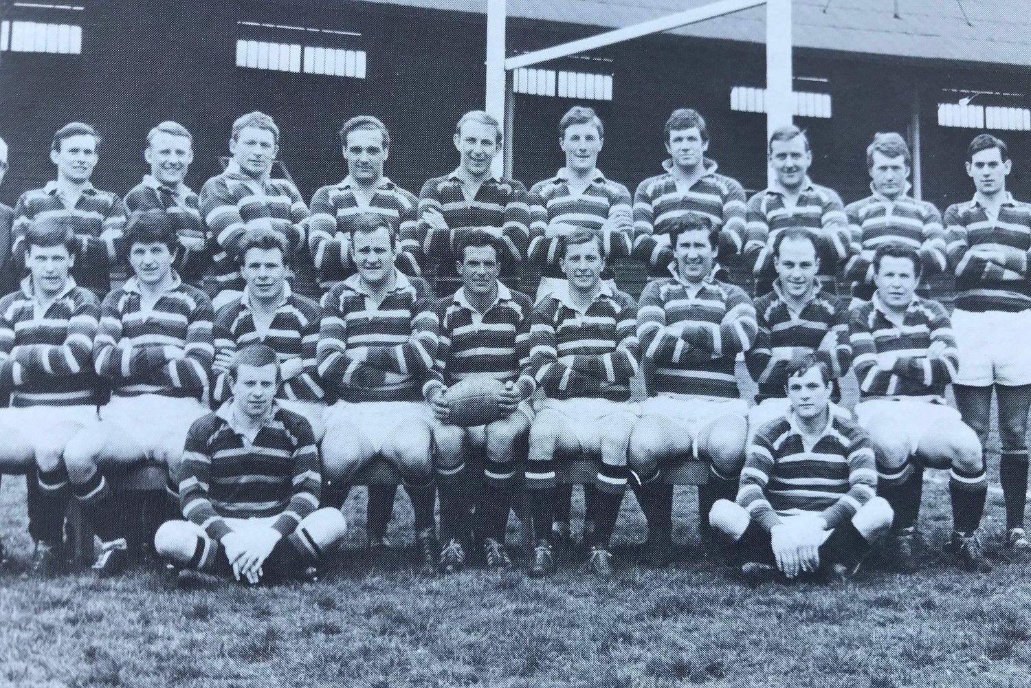 Tigers 1966/67 squad at Welford Road