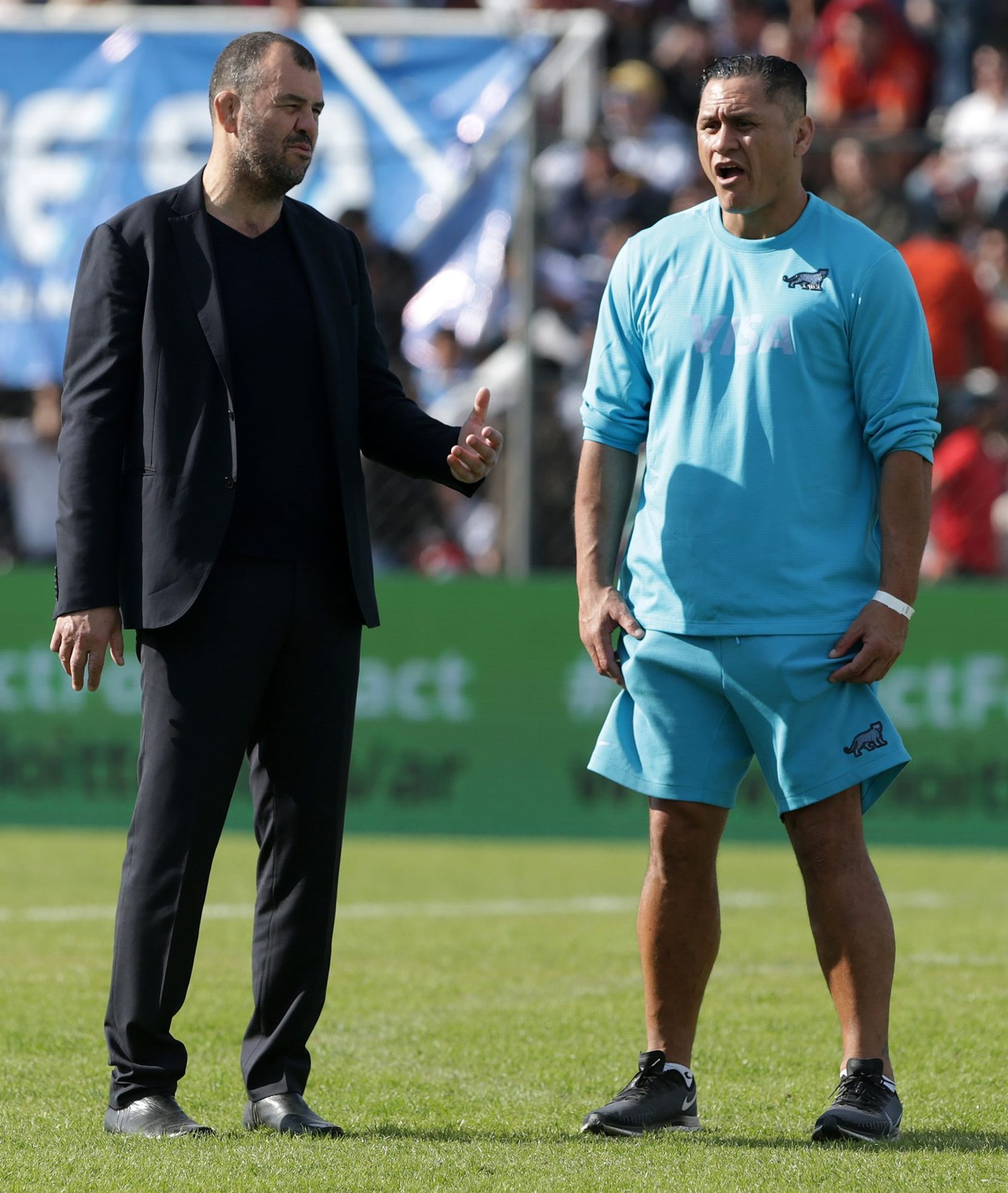 David Kidwell and Michael Cheika