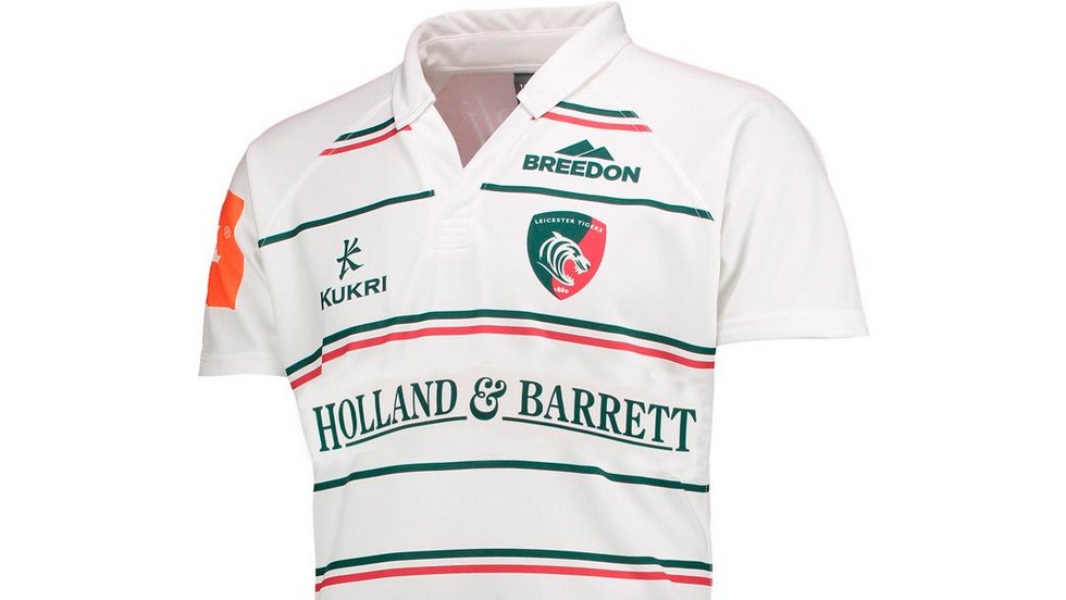 New Red Leicester Tigers Rugby T-Shirt Men's Kukri Technical Training Shirt 