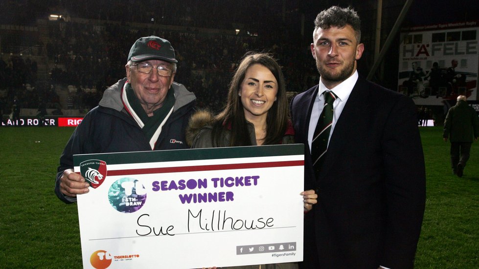 Sue Millhouse was one of the winners of the season-long season ticket giveaway on TigersLotto