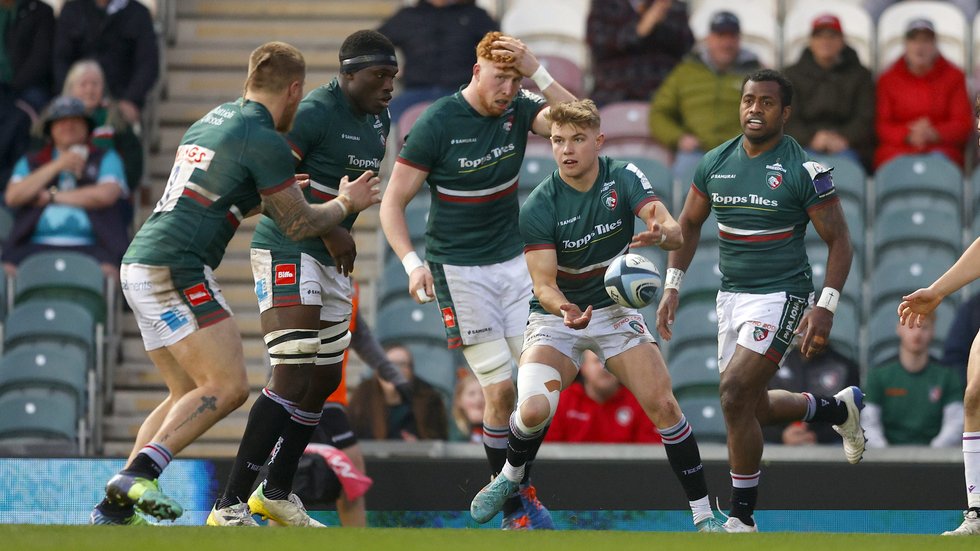 Charlie Atkinson Fly half Fullback Leicester Tigers