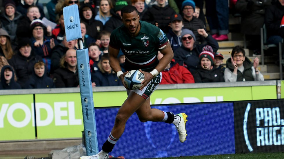 Anthony Watson makes Leicester Tigers debut after ten months on sidelines