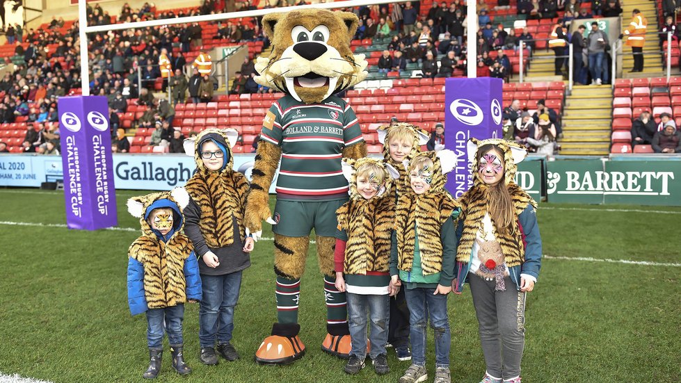 Matchday Mascot and Tiger Cubs | Leicester Tigers