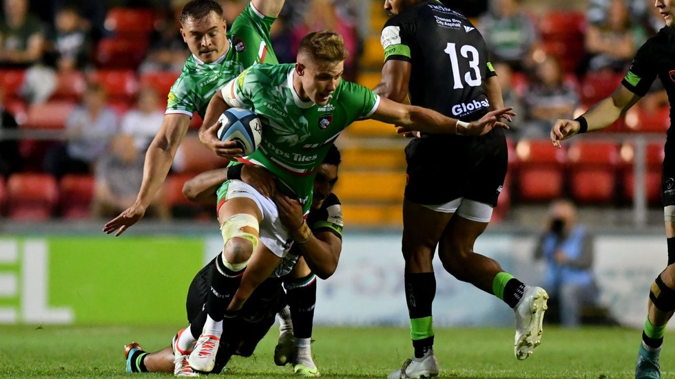 Charlie Atkinson Fly half Fullback Leicester Tigers