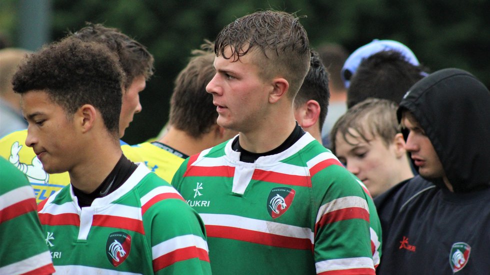 Back three player Jake Sterland scored a hat-trick at Welford Road earlier this season.