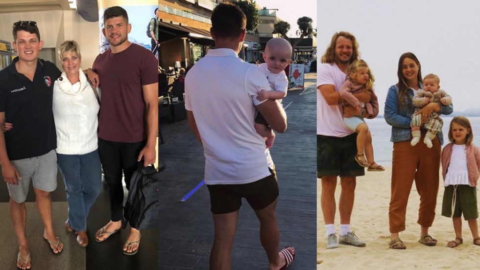 Tigers stars enjoying family time over the 2018 summer holiday break