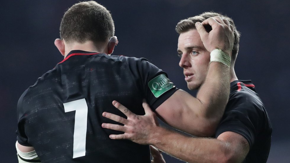George Ford leads out England again after acting as captain in the win over Japan last season